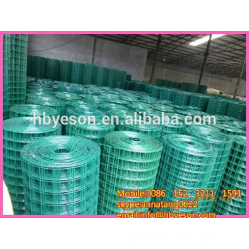 6kg dark green pvc coating green welded wire mesh